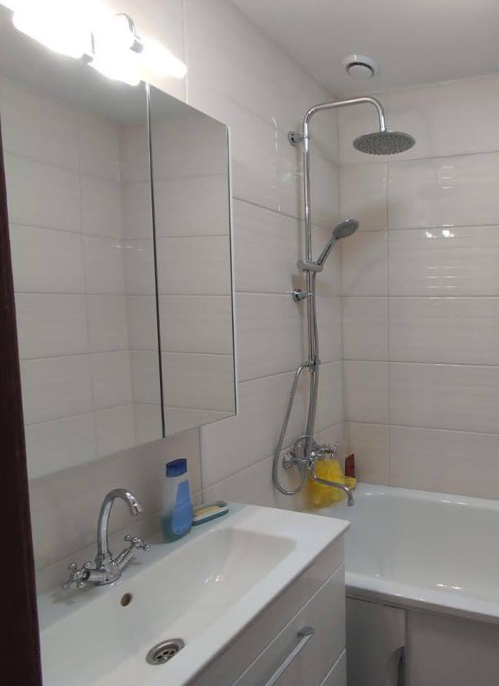 Ремонт под ключ ванной комнаты.