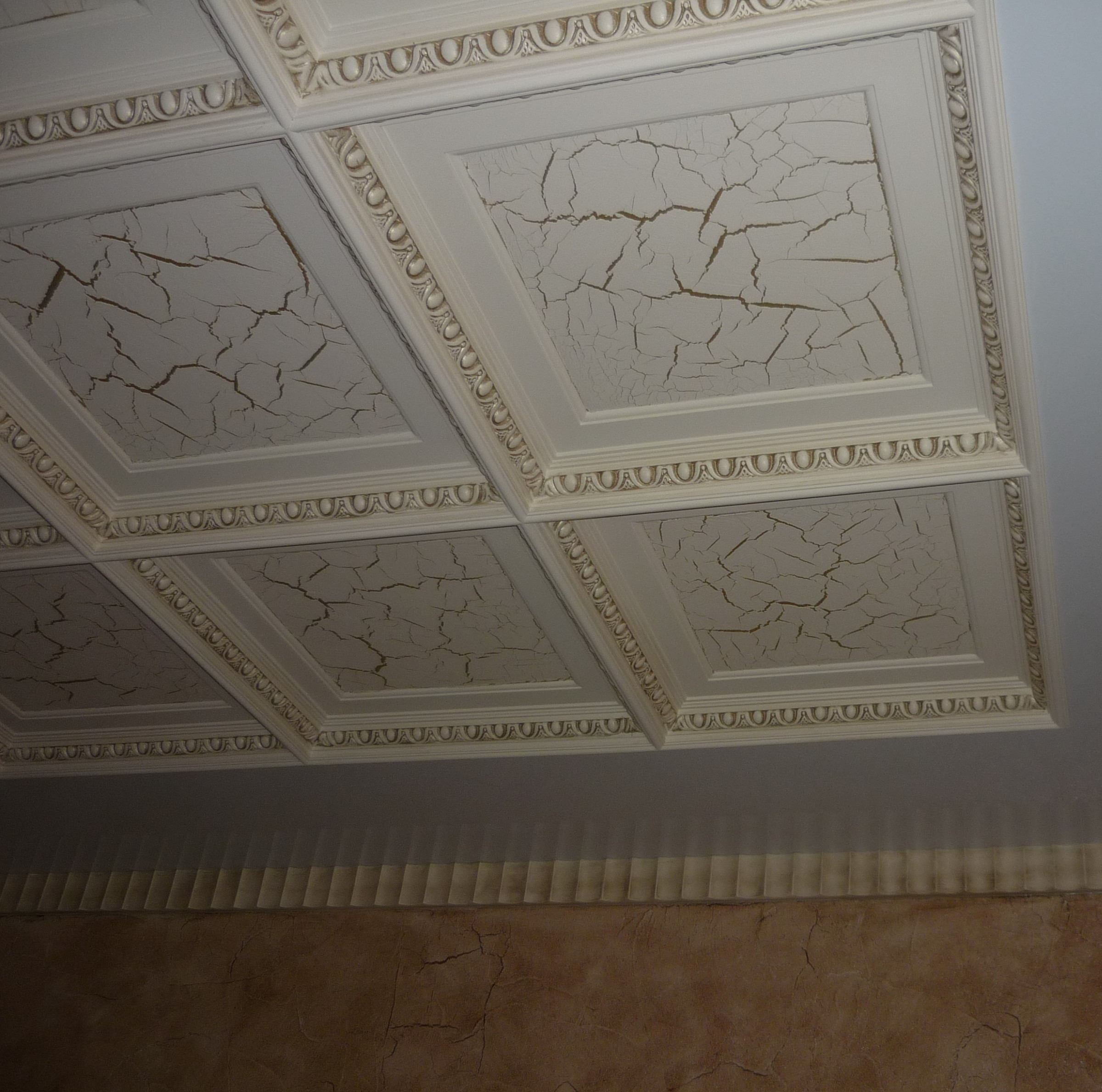 Декоративная краска кракелюре